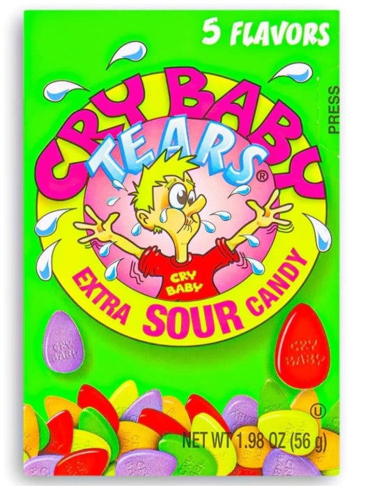 Cry Baby Tears Extra Sour Candy Theater Box 56g