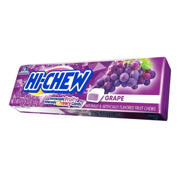 Hi-Chew Fruity Chewy Candy Grape Flavour 50g