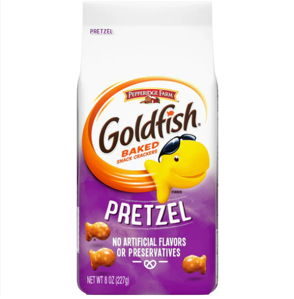 (Best Before Clearance Offer) Pepperidge Farms Goldfish Baked Snack Crackers 187g Cheese No Artificial Flavours | Choose Your Flavour & Size
