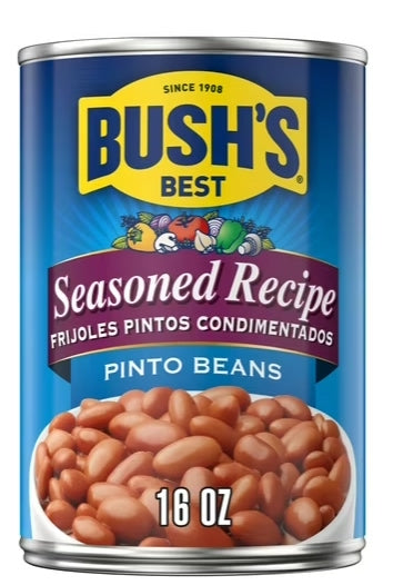Bush's Seasoned Recipe Pinto Beans 454g