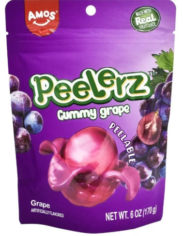 Amos Peelerz Gummy Grape 170g