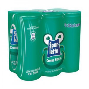 Spar-Letta Creme Soda Soft Drink | 6 x 300ml Cans