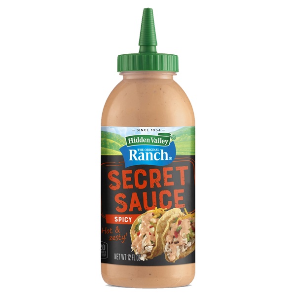 Hidden Valley Ranch Hot & Zesty Spicy Secret Sauce 354ml (Best Before Date 10/04/24)