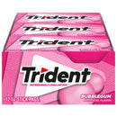 Trident Bubblegum Sugar Free Gum (12 Pack)