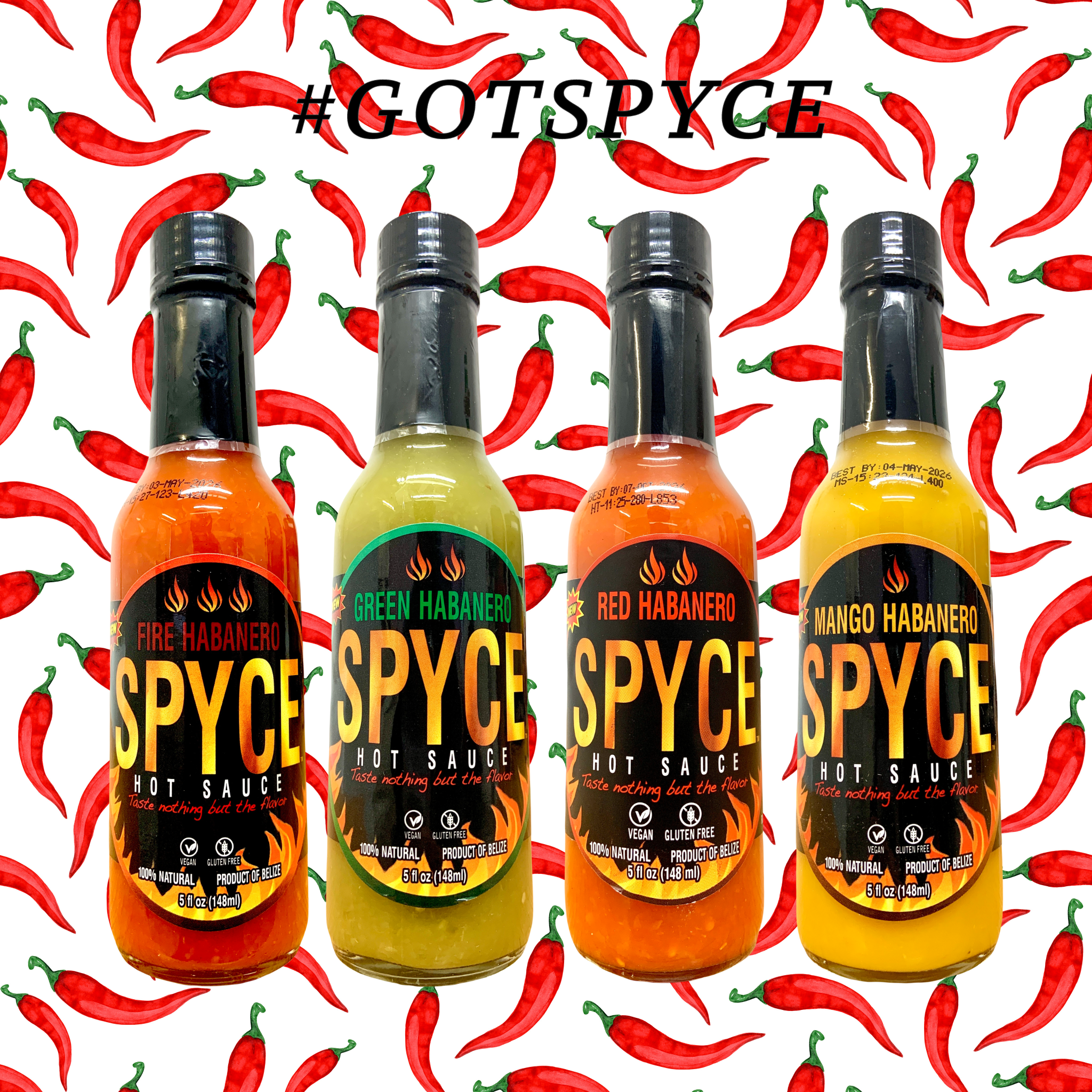 Spyce Hot Sauce 148ml | Choose Your Individual Flavour (Best Before
