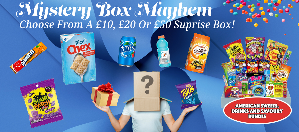 Importers of American Confectionary Snacks Soft Drinks More