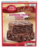 Betty Crocker Supreme Triple Chunk Brownie Mix 504g