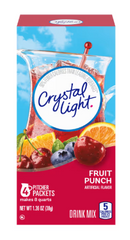 Crystal Light Fruit Punch Drink Mix 38g