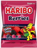 Haribo Berries Gummi Candy 141g (Pack of 3)