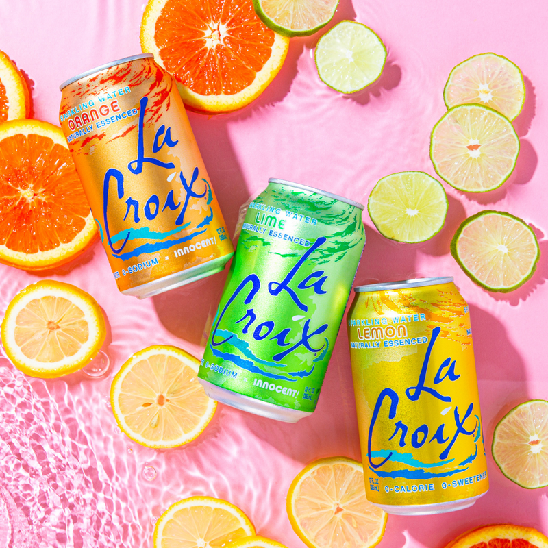 La Croix Sparkling Water 355mL | Naturally Essenced, 0 Calories, 0 Sweetener, 0 Sodium