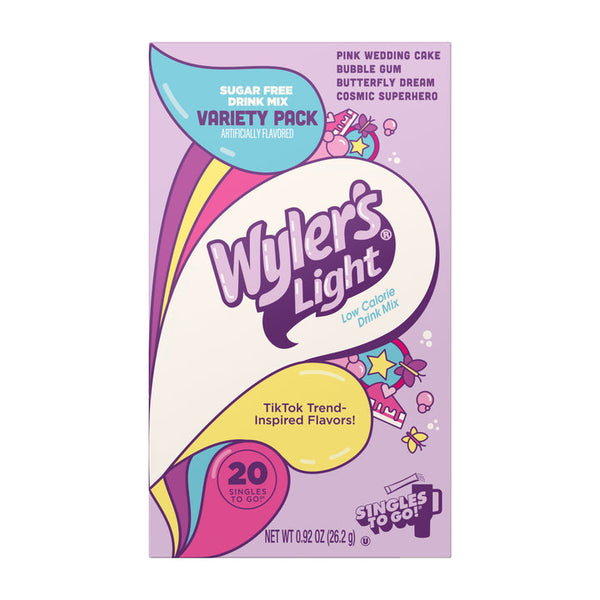 Wyler’s Light Watertok Fun Flavours Drink Mix 20 Singles To Go (26g)