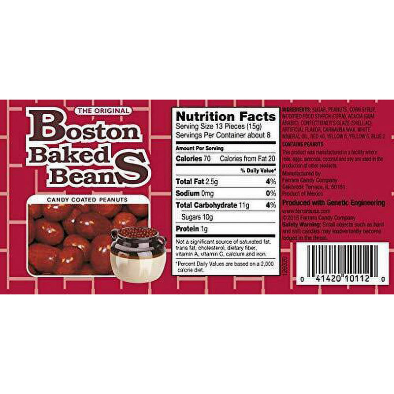 The Original Boston Baked Beans Candy Coated Peanuts 24 x 22g