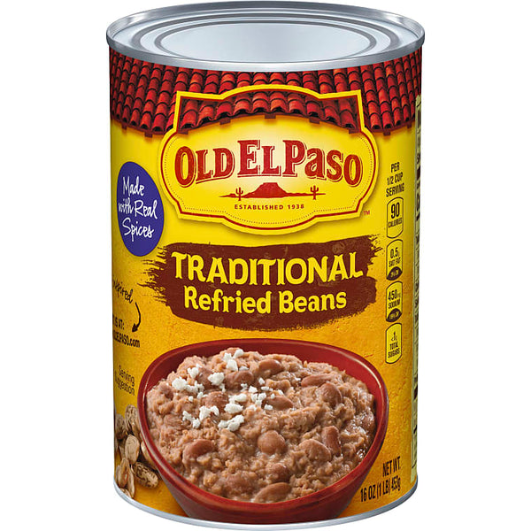Old El Paso Traditional Refried Beans 454g