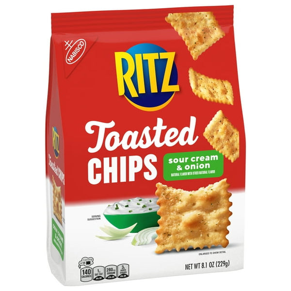 Nabisco Ritz Sour Cream & Onion Toasted Chips 229g