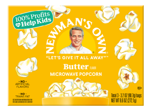 Newman's Own Pop corn Bundle Butter | Sea Salt | Movie Theatre Butter