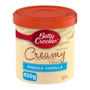 Betty Crocker Creamy Deluxe French Vanilla 450g (Best Before Date 02/2025)