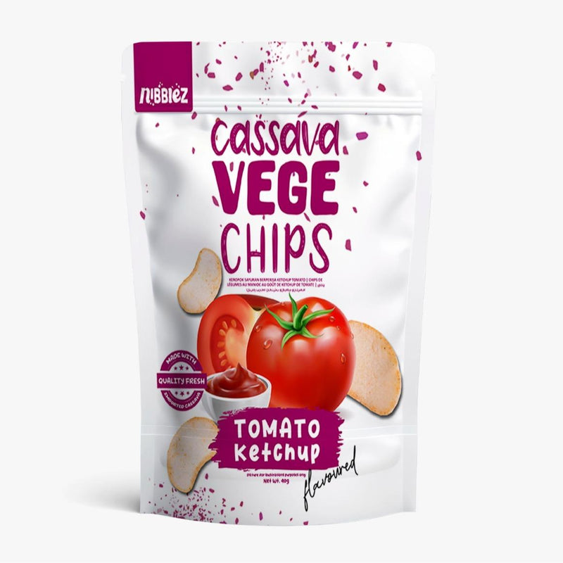 Nibblez Cassava Vege & Salmon Chips | Cassava Crisps | Salmon Crisps | Choose Your Flavour | Spicy Kimchi, Sour Cream & Onion, Tomato Ketchup, Japanese Curry, Black Truffle, Wasabi, Original Flavours