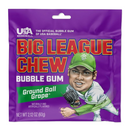 Big League Chew Bubble Gum 60g | Ground Ball Grape