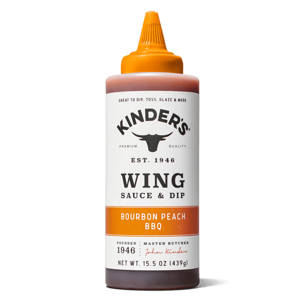 Kinder’s Bourbon Peach BBQ Wing Sauce 439g