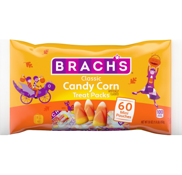 Brach's Classic Candy Corn Treats Packs 850g | 6 Mini Pouches |