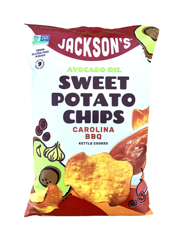 Jackson's Avocado Oil Carolina BBQ Sweet Potato Chips 142g