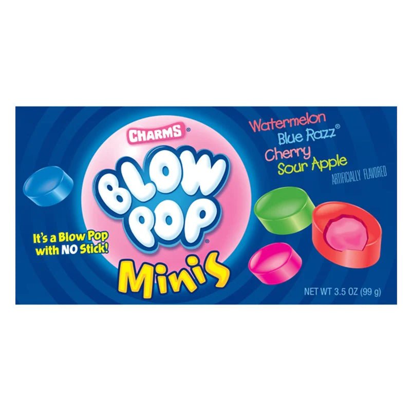 Charms Blow Pop Minis Theatre Box Candy 99g