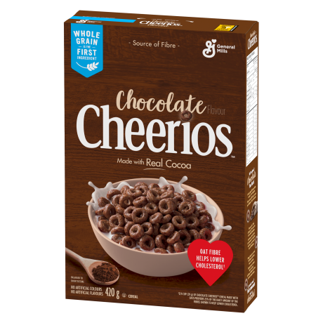 General Mills Chocolate Cheerios Cereal 420g [Canadian]
