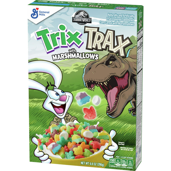 General Mills Trix Trax with Marshmallow Corn Cereal 280g (Best Before Date 16/03/2024)