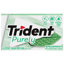 Trident Purley Spearmint Sugar Free Gum (12 Pack-  Packs of 14 Pieces - 168 Total Pieces)( Best Before Date :-13/APR/2025)