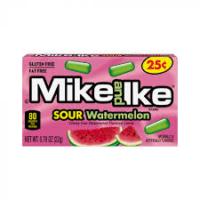 Mike and Ike Sour Watermelon Theatre Box (24 X 22g)( Best Before Date :- 05/2024)