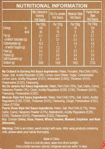 Global Hot Sauces to Go 4ct