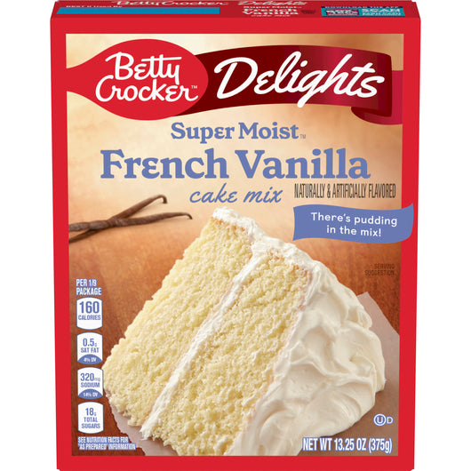 Betty Crocker Super Moist French Vanilla Cake Mix 375g