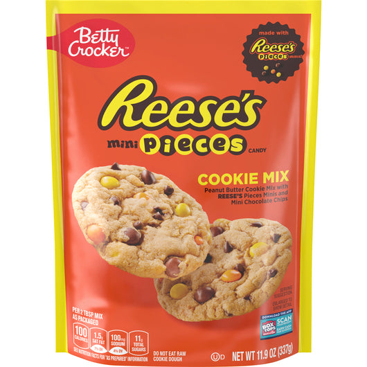 Betty Crocker Reese's Mini Pieces Candy Cookie Mix Pouch 337g