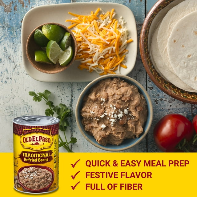 Old El Paso Traditional Refried Beans 454g