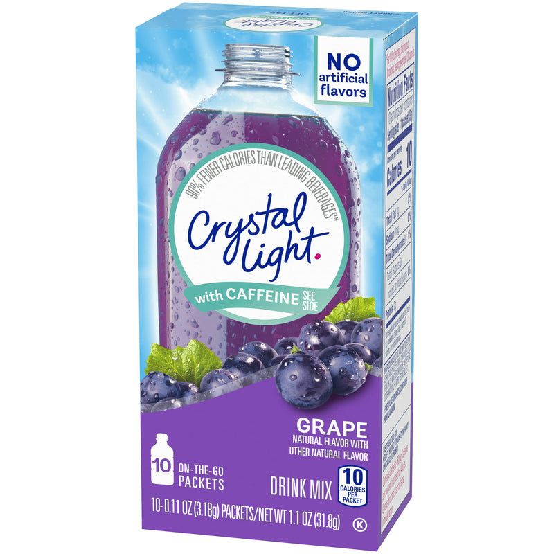 Crystal Light On The Go Grape Drink Mix 33.8g