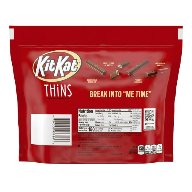 Kit Kat THiNS Milk Chocolate Wafer Candy Bars 208g