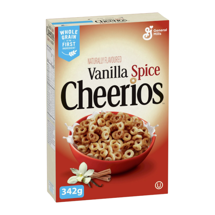 General Mills Vanilla Spice Cheerios Cereal 340g