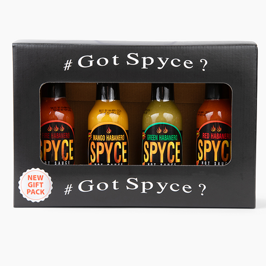 Hot Sauces Gift Box- 4 Hot Sauces- perfect present