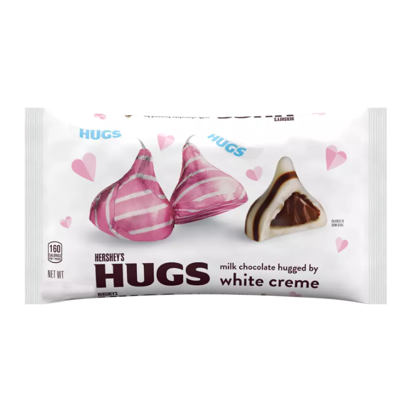Hershey's Hugs White Creme Milk Chocolate 221g