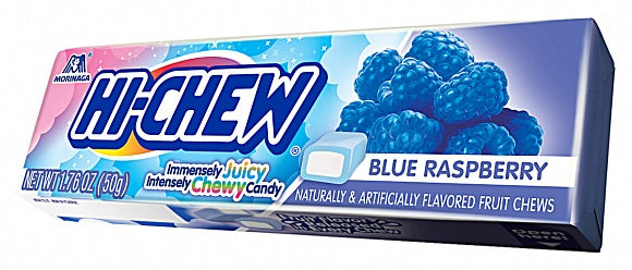 Hi Chew Blue Raspberry Flavoured Chewy Candy (50g)