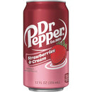 Dr Pepper Strawberry & Cream Flavoured Soda 355ml