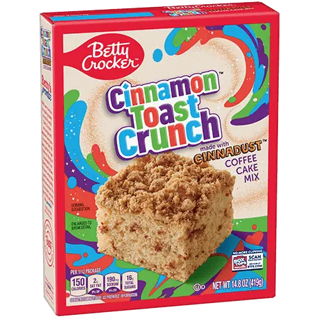 Betty Crocker Cinnamon Toast Crunch Cinnadust Coffee Cake Mix 419g