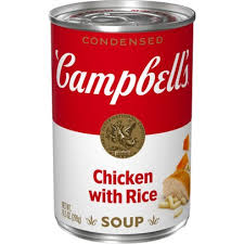 Campbell's Condensed Chicken With Rice Soup 298g