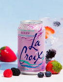 La Croix Berry Sparkling Water 355ml | Naturally Essenced, 0 Calories, 0 Sweetener, 0 Sodium