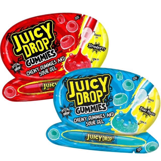 Juicy Drop Gummies And Sour Gel 57g | 3 Pack (Best Before 11/25)