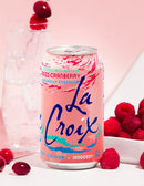 La Croix Razz Cranberry Sparkling Water 355ml | Naturally Essenced, 0 Calories, 0 Sweetener, 0 Sodium