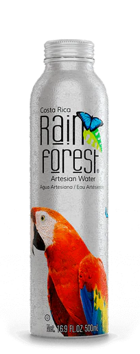 RainForest Artesian Water from Costa Rica, Aluminium Reusable Bottle 5