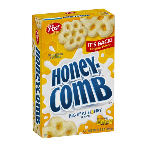 Post Honey Comb Sweetened Cereal 354g