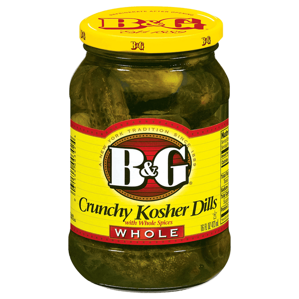 B&G Crunchy Kosher Dill Whole Pickles 473ml