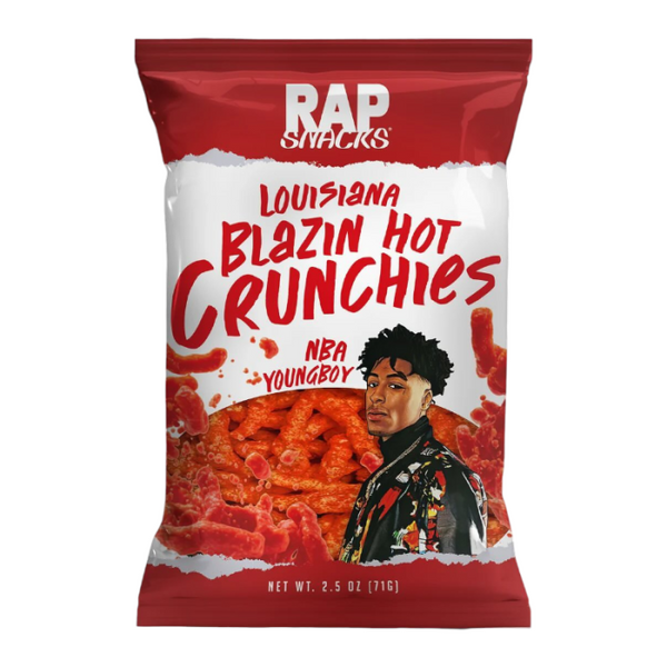 rap snacks louisiana blazin hot crunchies 99g( Best Before Date :- 07/Apr/2025)